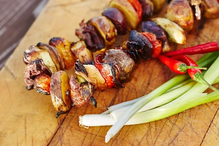 Шампур двойной, для тандыра, кованый