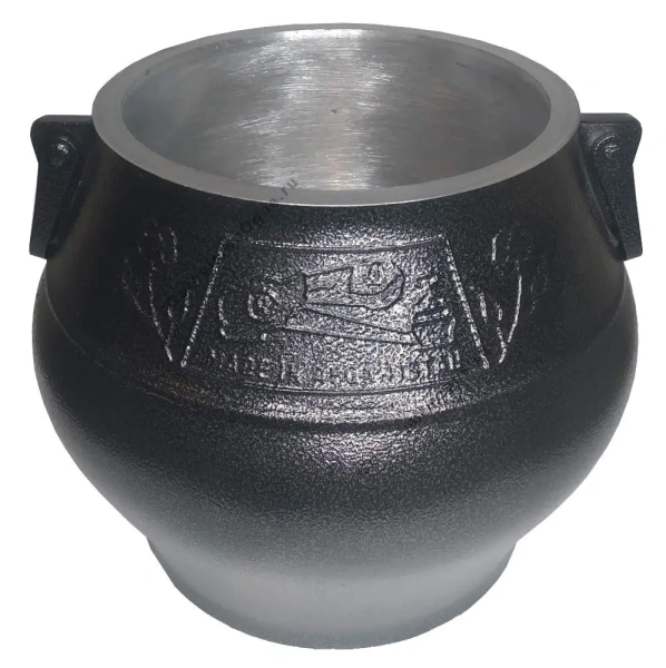 Афганский казан черный, алюминиевый, 10л.