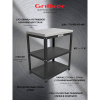 Стол металлический 71x50x85см, столешница из нерж. стали 