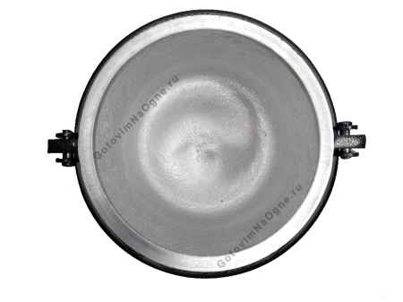 Афганский казан черный, алюминиевый, 5л.