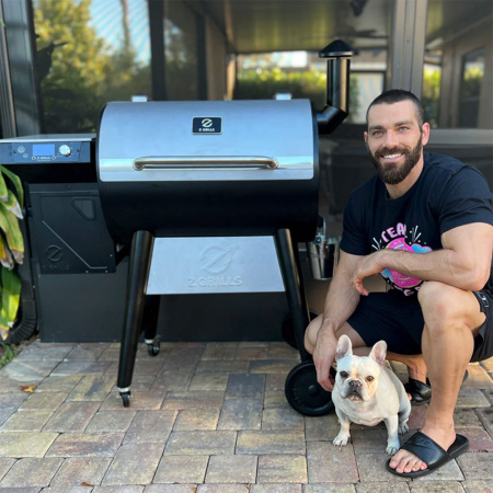 Пеллетный гриль Z GRILLS 700 WiFi, крышка из нерж. стали
