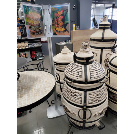 КОМПЛЕКТ тандыр "Барс" с откидной крышкой