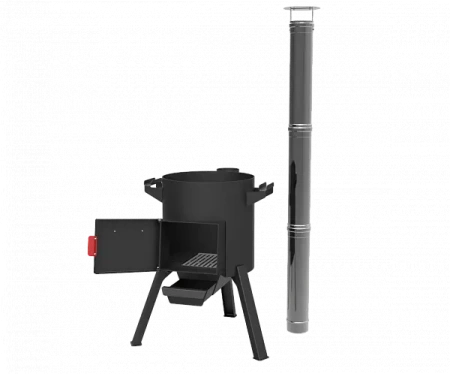 КОМПЛЕКТ: Казан 12л. крышка-сковорода (Беларусь) + Печь "Берель 400К NEW"