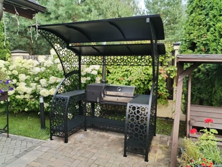 Барбекю комплекс АВИОР М-2 Ар-деко с печь-мангалом Октант-12