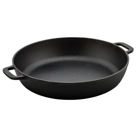 Жаровня чугунная с чугунной крышкой, диаметр 34см (Гардарика)