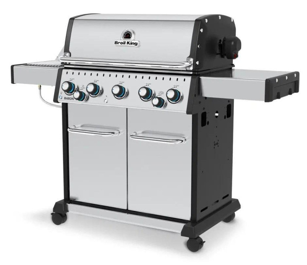 Газовый гриль BROIL KING Baron S 590 IR с вертелом и ИК конфоркой 
