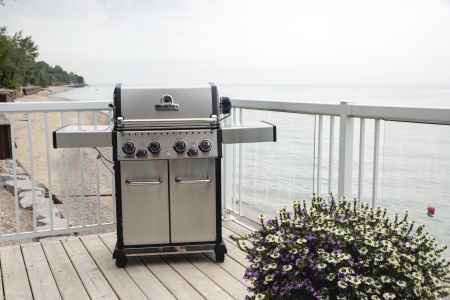 Гриль газовый BROIL KING Baron S 490 IR с вертелом и ИК конфоркой