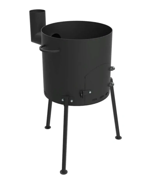 КОМПЛЕКТ: Печь "Кайзер-12Т" + Казан 10л. с дужкой (Татарстан)