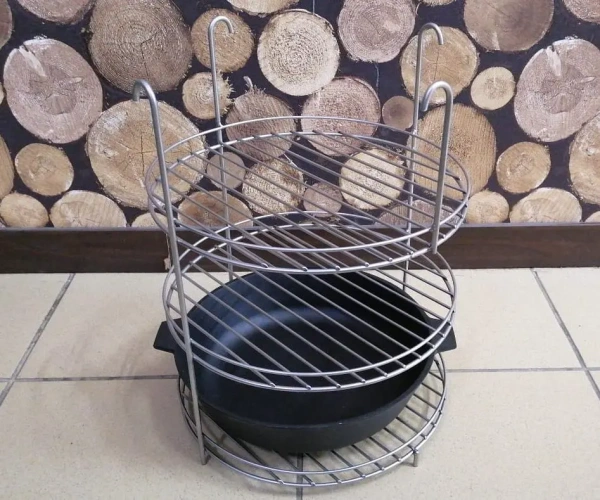 Этажерка с бортиками 3-х ярусная, Большая