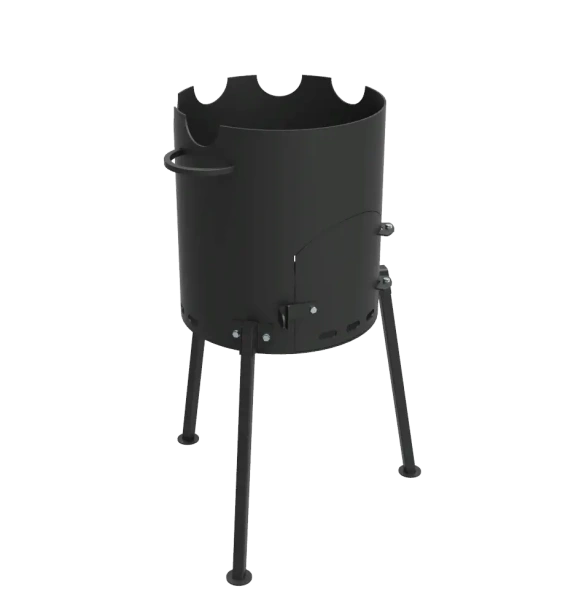 КОМПЛЕКТ: Казан 8л. крышка-сковорода (Беларусь) + Печь "Кайзер-8Д"