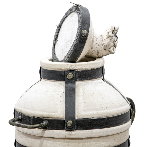 Тандыр "Ахмат" с откидной крышкой + подставка 