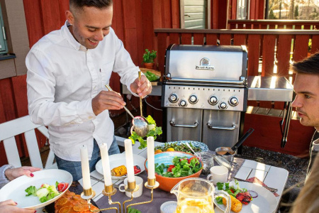 Гриль газовый BROIL KING Baron S 490 IR с вертелом и ИК конфоркой