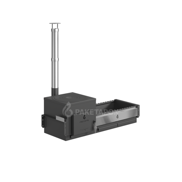 Встраиваемый печь-мангал ОКТАНТ-12 под казан 12л, без крышки