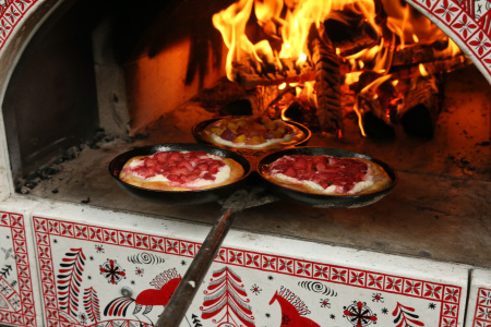 Дровяная русская печь (Жарушка) "Мезенская"