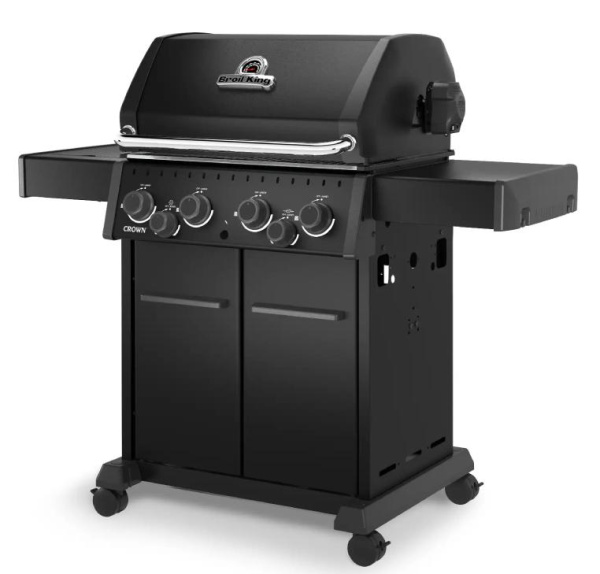 Газовый гриль BROIL KING Crown 490 Shadow с конфоркой и вертелом