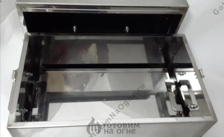 Коптильня Grillver 410х250х230мм. из нерж. стали