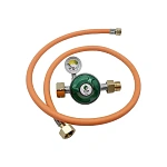 Комплект для подключения гриля к газовому баллону, с манометром, L=1.1м, G1/4, DRAGONKIT