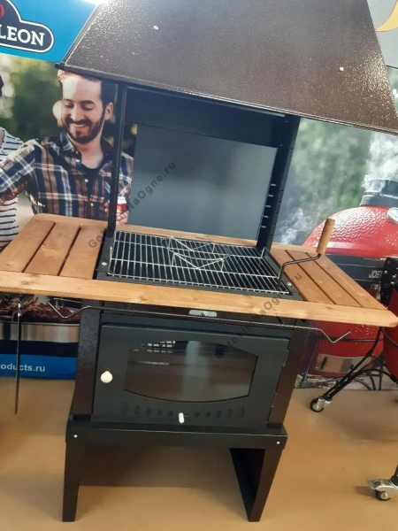 Дровяной пристенный гриль SUOMI GRILL (без труб)