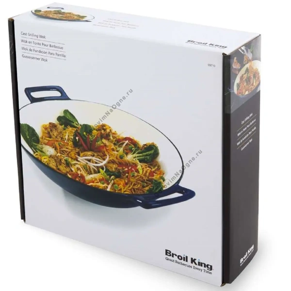 Вок чугунный с керамическим покрытием BROIL KING