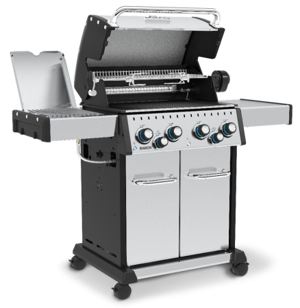 Гриль газовый BROIL KING Baron S 490 IR с вертелом и ИК конфоркой