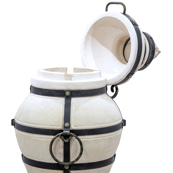 Тандыр "Ахмат" с откидной крышкой + подставка 