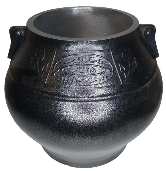 Афганский казан черный, алюминиевый, 15л.