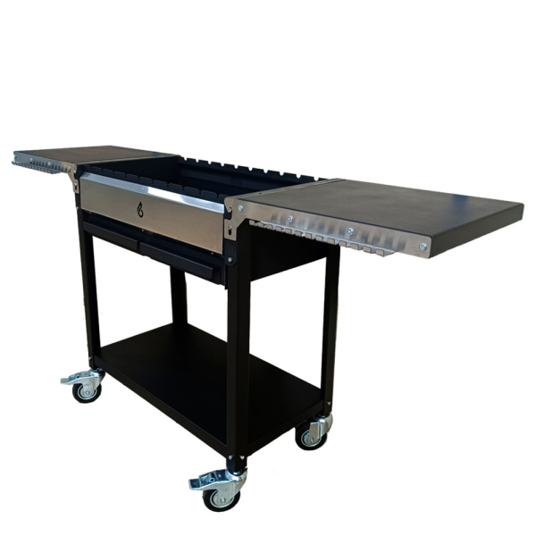 Мангал ДИОН 700 на колесах, мангальная чаша 3мм съемная