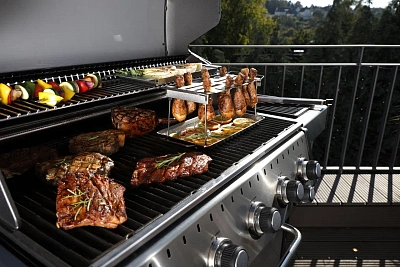 Газовый гриль BROIL KING Baron S 590 IR с вертелом и ИК конфоркой