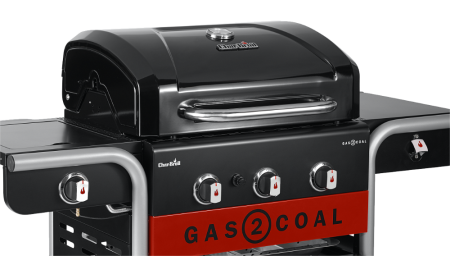 Газовый + Угольный гриль CHAR-BROIL Gas2Coal Hybrid 3B с комфоркой