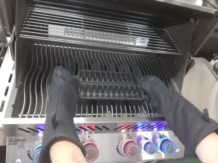 Термостойкие рукавицы для гриля, тандыра, казана, 2шт. "Готовим на огне"