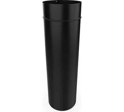 Труба оцинкованная 1м., для грилей /Suomi 90/ Fireplace/CONER/ /PREMIUM Black/ , цвет черный