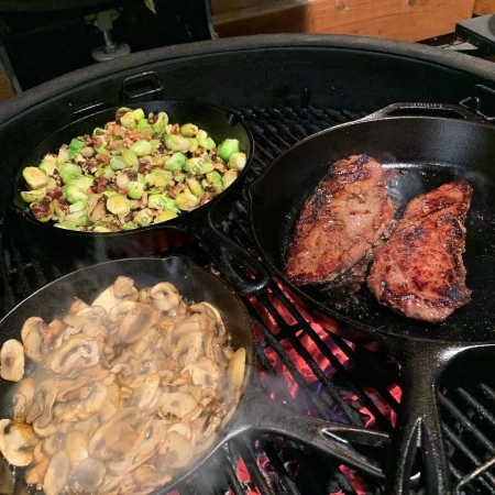 Керамический угольный гриль KAMADO JOE Big III 61 см.