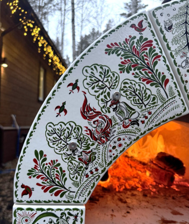 Дровяная русская печь (Жарушка) "Бажовская"