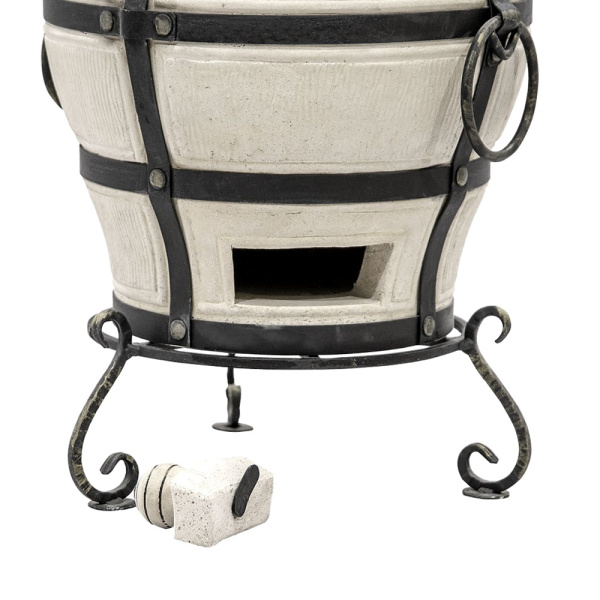 Тандыр "Ахмат" с откидной крышкой + подставка 