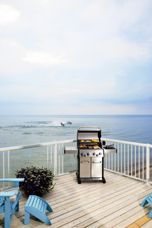 Гриль газовый BROIL KING Baron S 490 IR с вертелом и ИК конфоркой