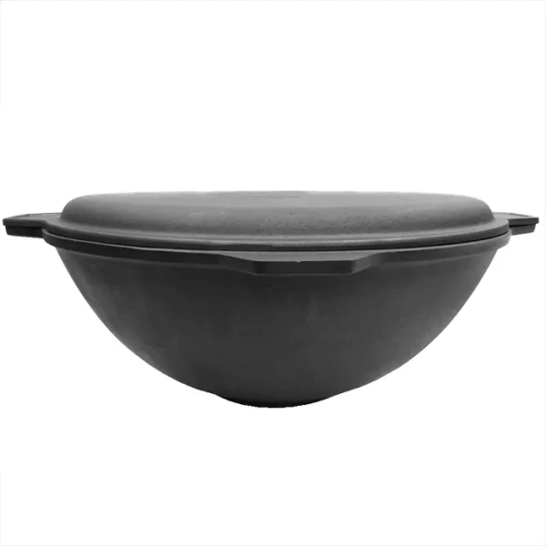 КОМПЛЕКТ: Казан 12л. крышка-сковорода (Беларусь) + Печь "Кайзер-12Т"