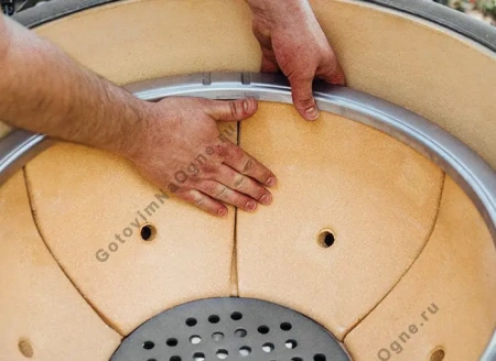 Керамический угольный гриль KAMADO JOE Classic 46см.