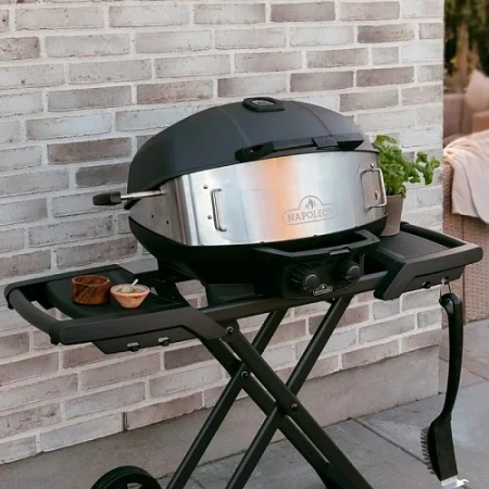 Вертел с 2-мя зажимами, экраном и электромотором для грилей NAPOLEON TravelQ-285