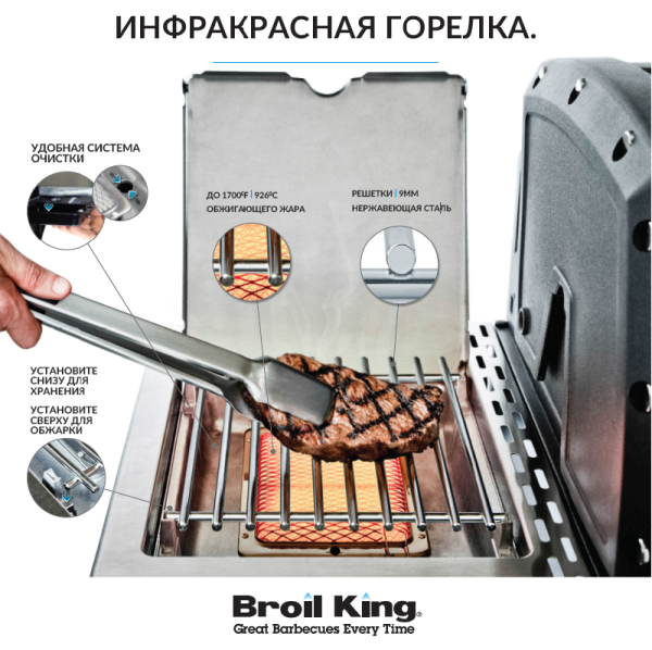 Инфракрасная газовая горелка Broil King