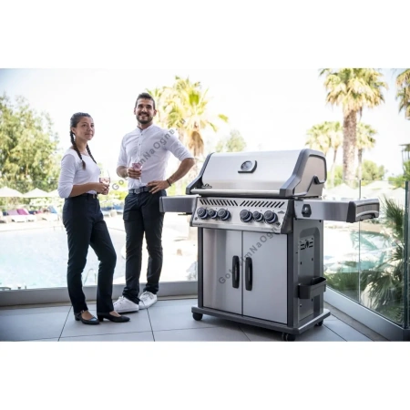 Газовый гриль NAPOLEON Rogue-525 SE c ИК конфоркой (нерж. сталь)