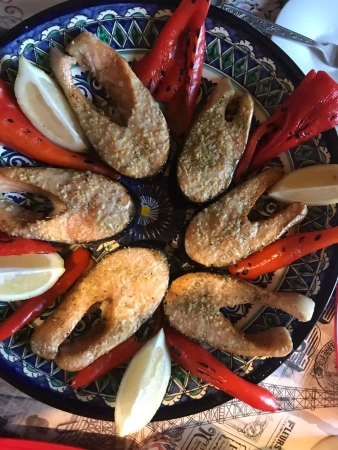 Ольховая дощечка для копчения рыбы и мяса 30х15х1.5см "Готовим на огне"