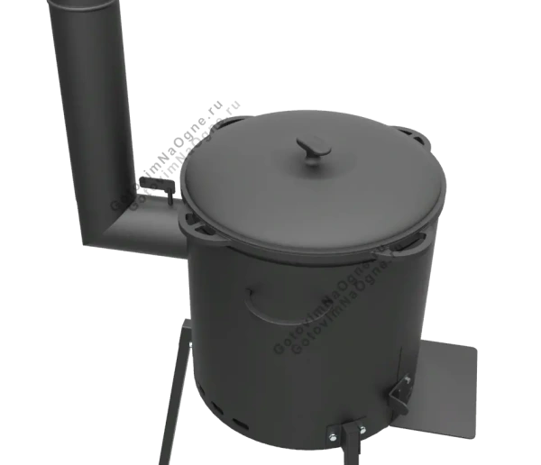 КОМПЛЕКТ: Казан 12л. (Узбекистан) + Печь "Кайзер-12Т"