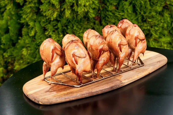 Подставка для 9 перепелок, из нерж. стали