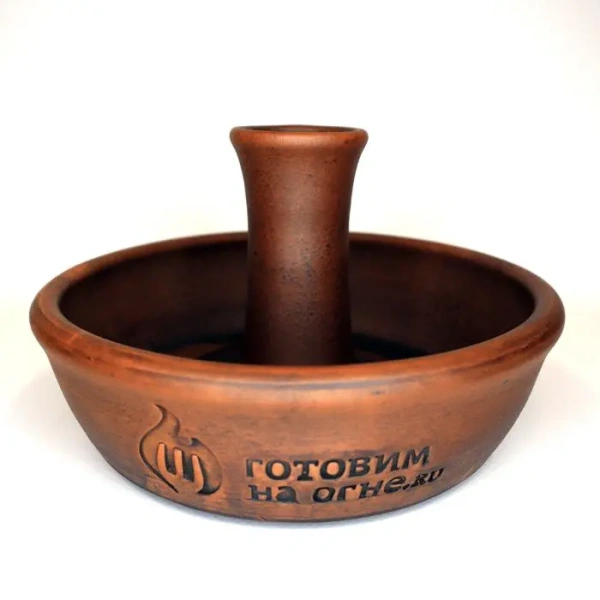 Курница керамическая средняя 21см. "Готовим на огне"