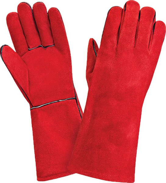 Перчатки термостойкие спилковые на флисовой подкладке