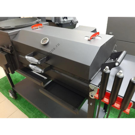 Крышка-Гриль с чугунной решеткой "ИСКАНДЕР 360 NEW" 