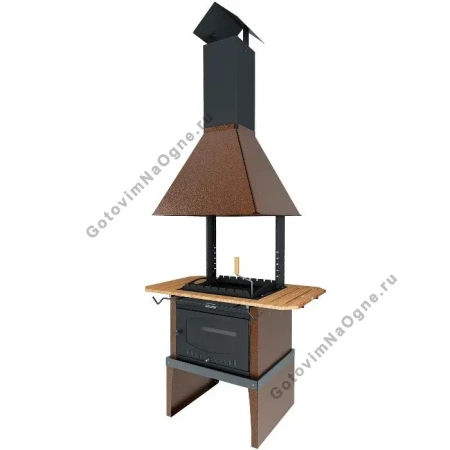 Комплект из 2 труб для гриля Suomi Grill, черный