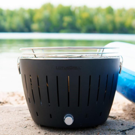 Угольный гриль LOTUS Grill Classic, решетка 32см, серый