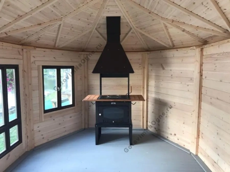 Комплект из 2 труб для гриля Suomi Grill, черный