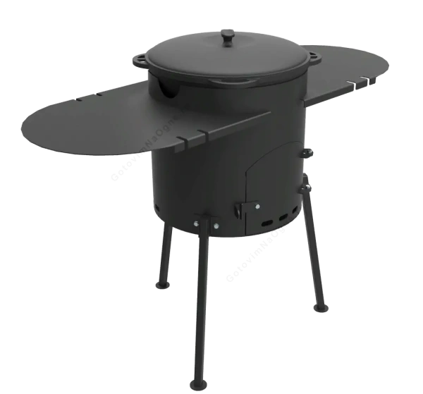 печь с двумя пристольями (опция)